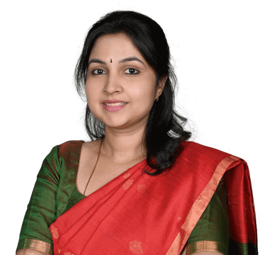 Portrait of Dr. Sneha Sethumadhavan, Senior Consultant in Obstetrics.